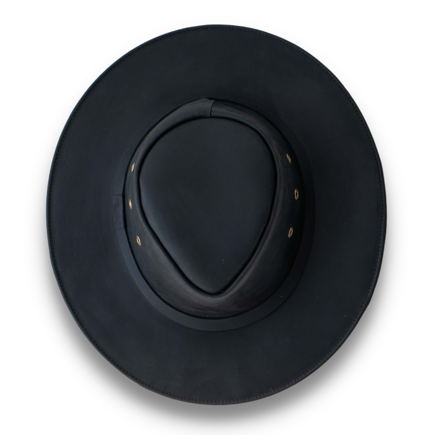 SOMBRERO NEGRO DE CUERO