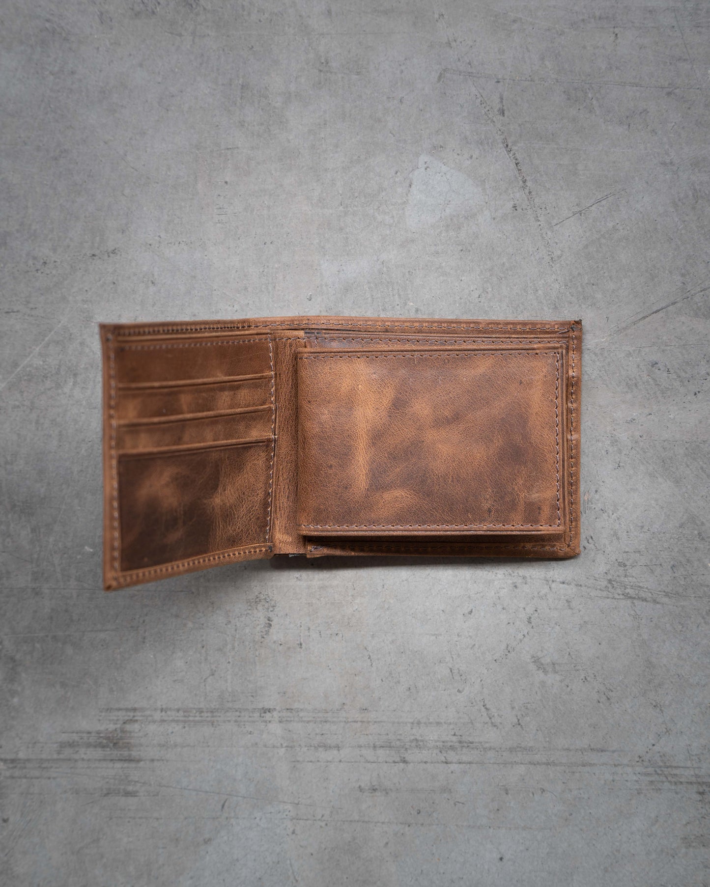 BILLETERA CAFÉ CON EXTENSIÓN