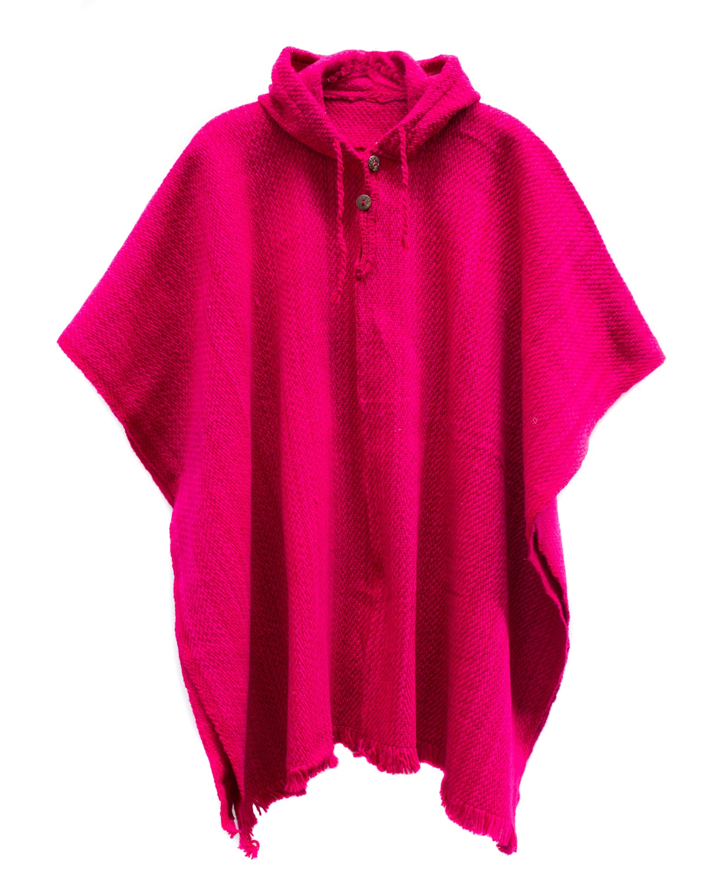 PONCHO CLÁSICO FUCSIA