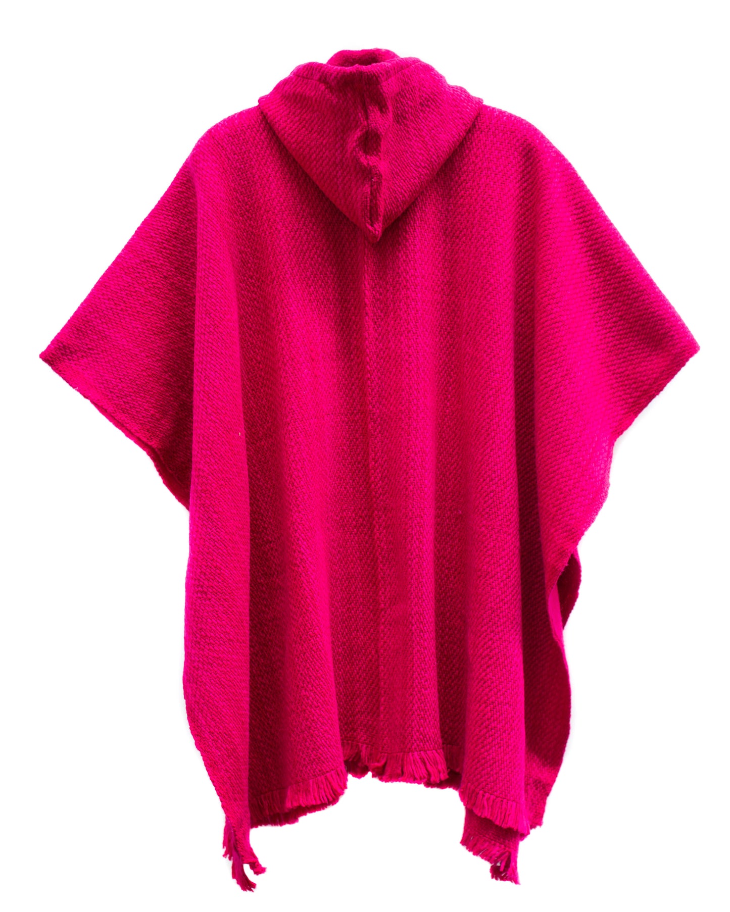 PONCHO CLÁSICO FUCSIA