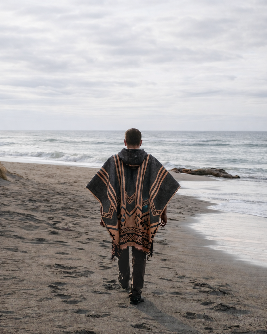 PONCHO PREMIUM FONTAINE CON CAPUCHA