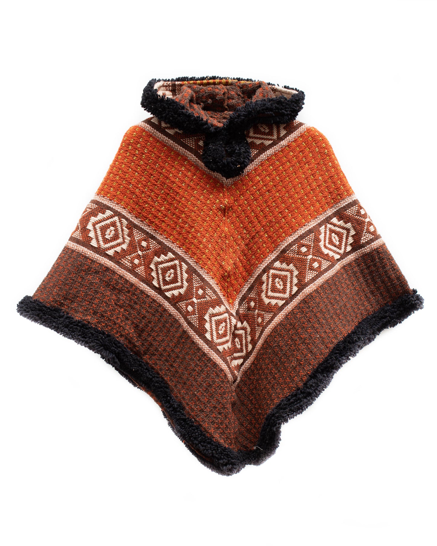 PONCHO CATO CON CAPUCHA