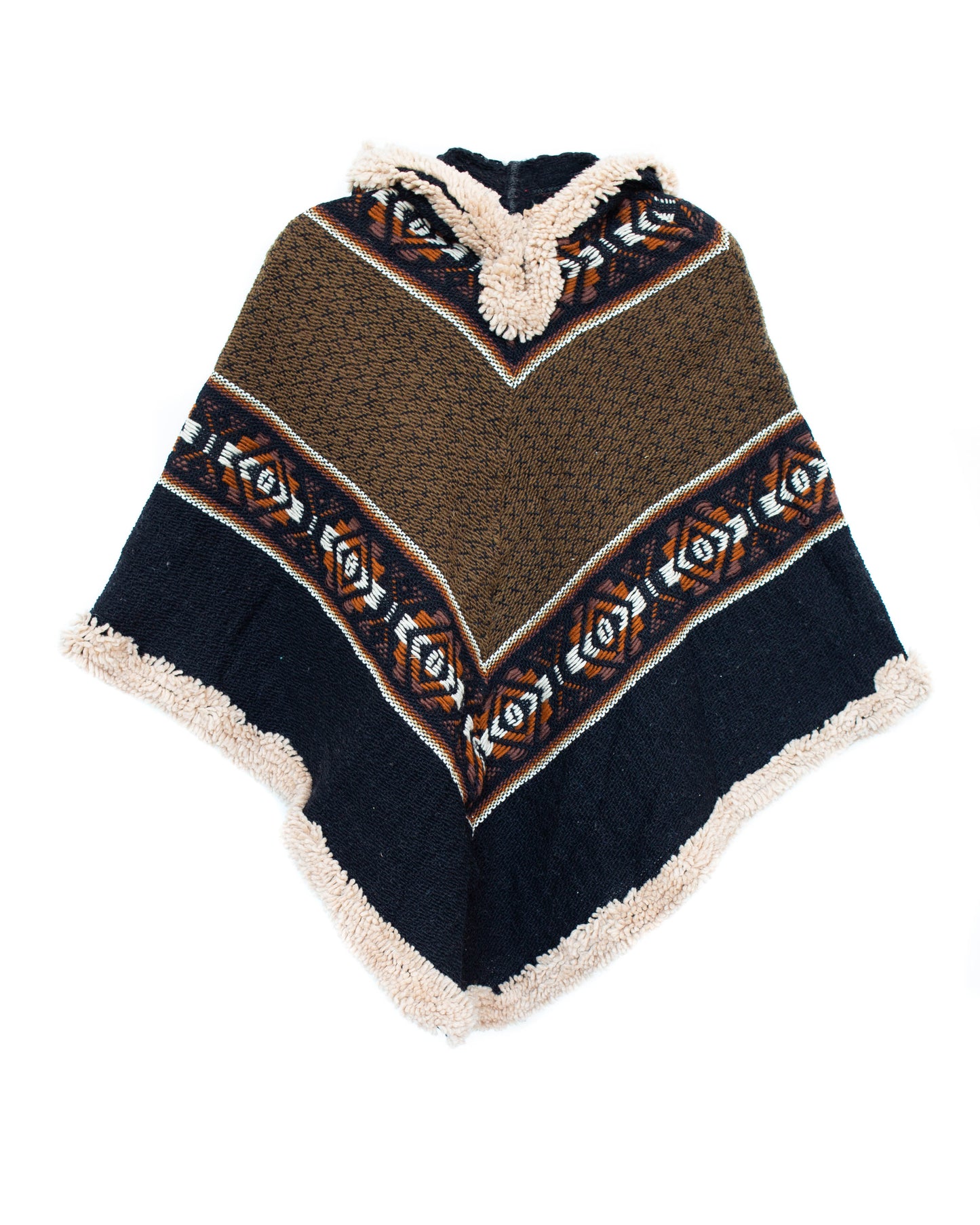 PONCHO CISNES CON CAPUCHA