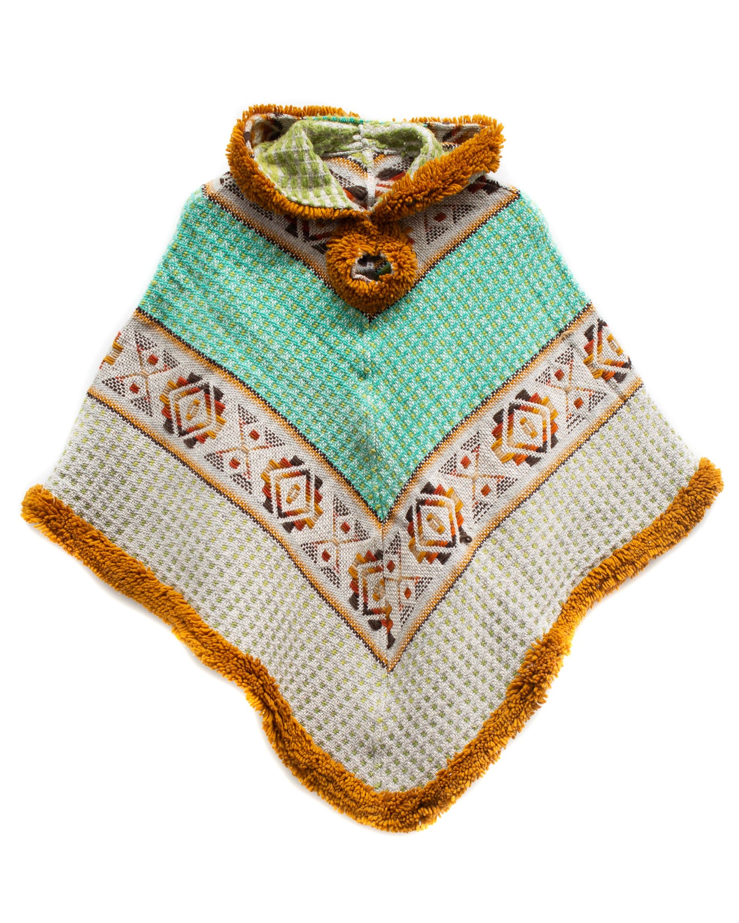 PONCHO ÑADIS CON CAPUCHA