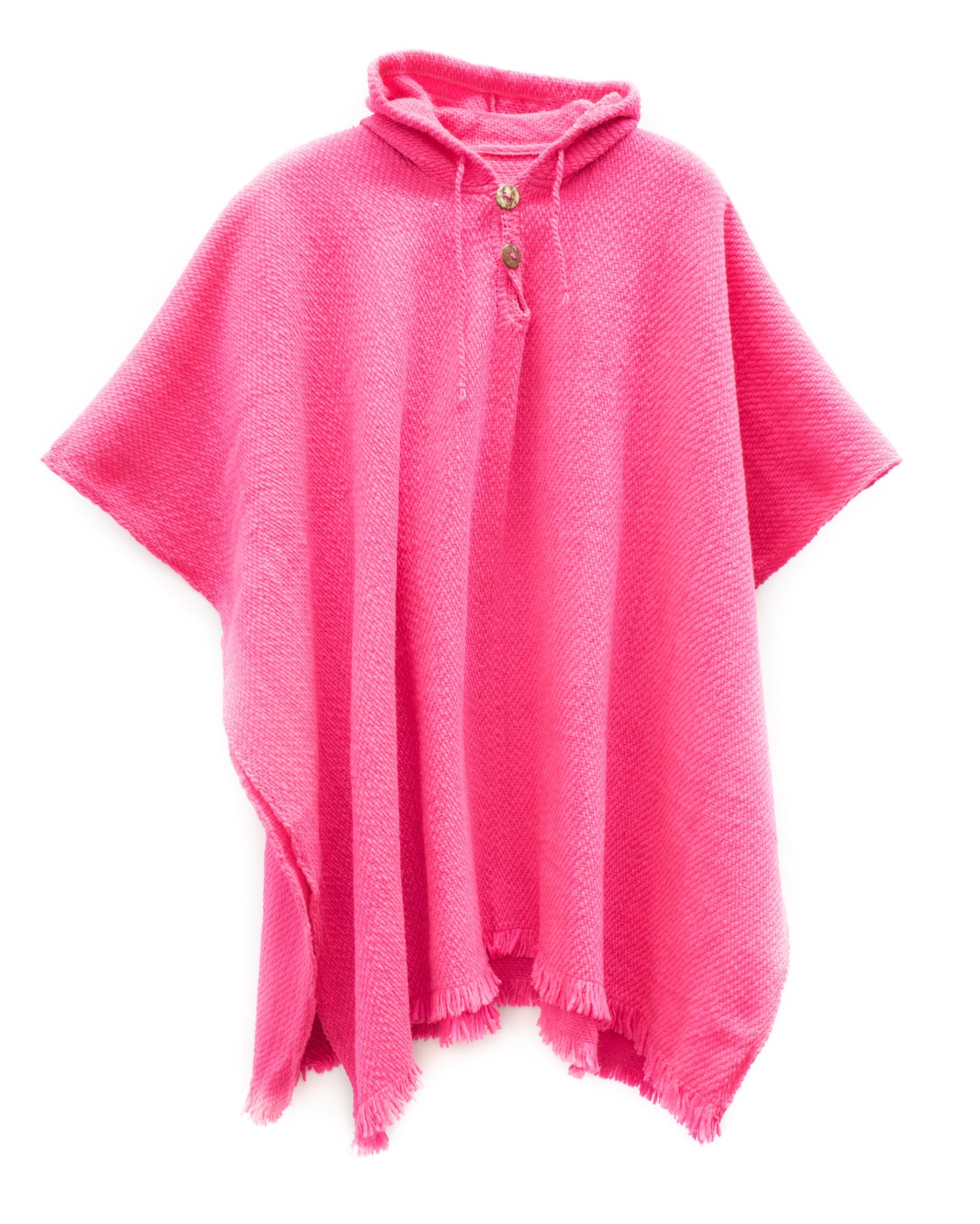 PONCHO CLÁSICO ROSA