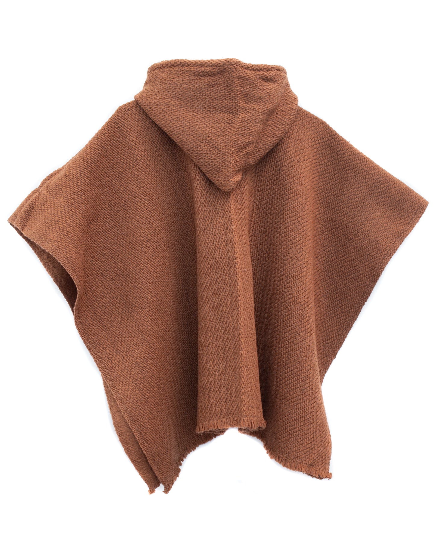 MINI PONCHO NIÑ@ CAFÉ OSCURO