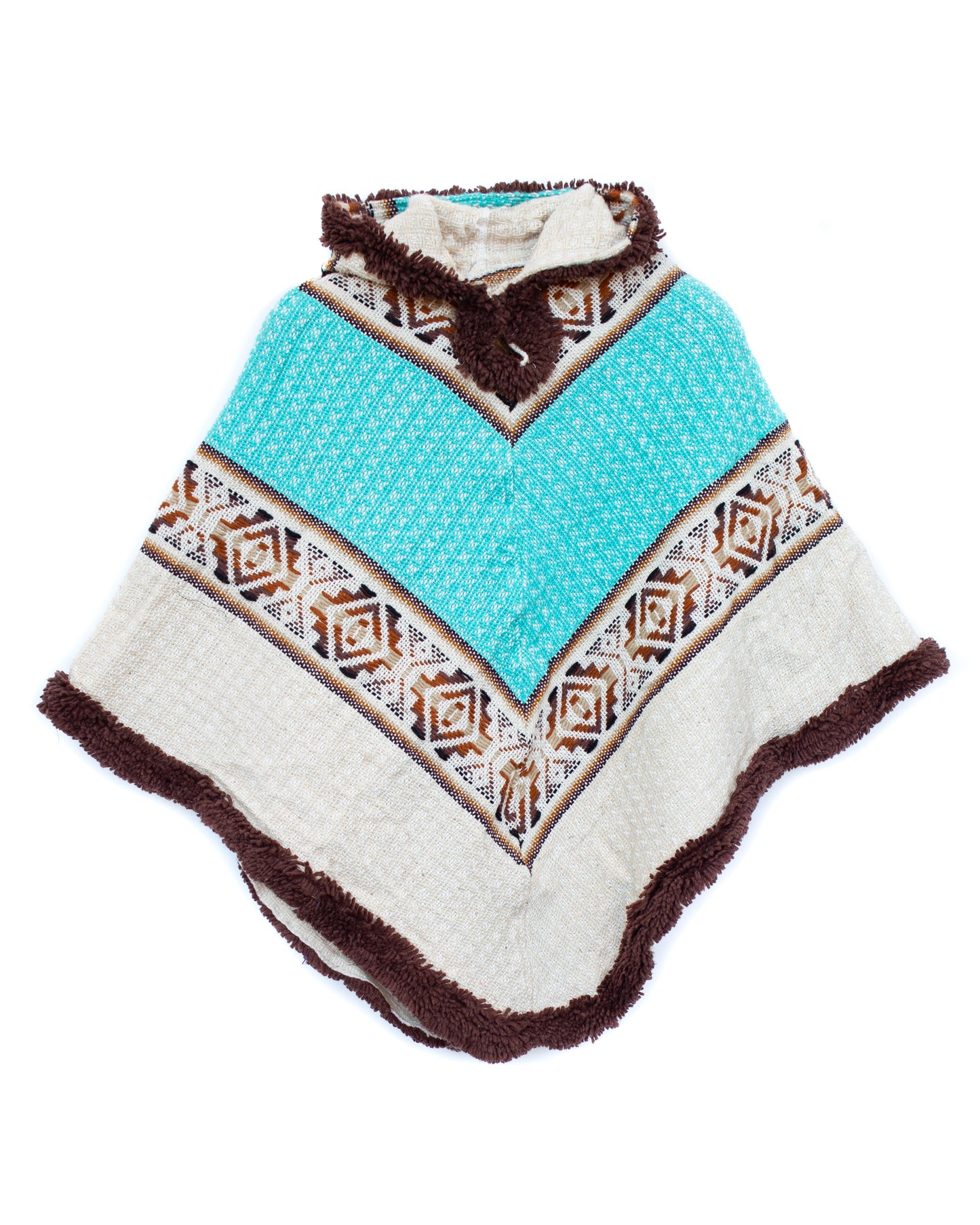 PONCHO CHAQUINA CON CAPUCHA