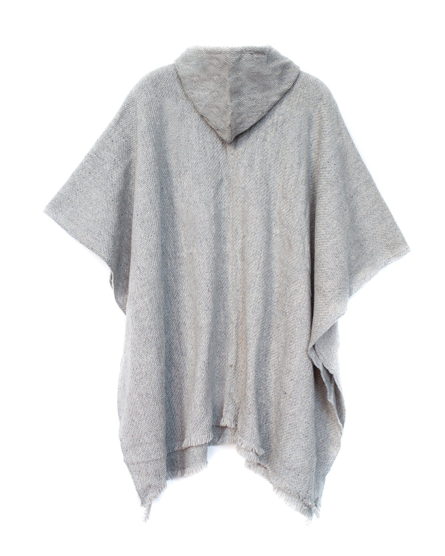 PONCHO CLÁSICO GRIS PERLA