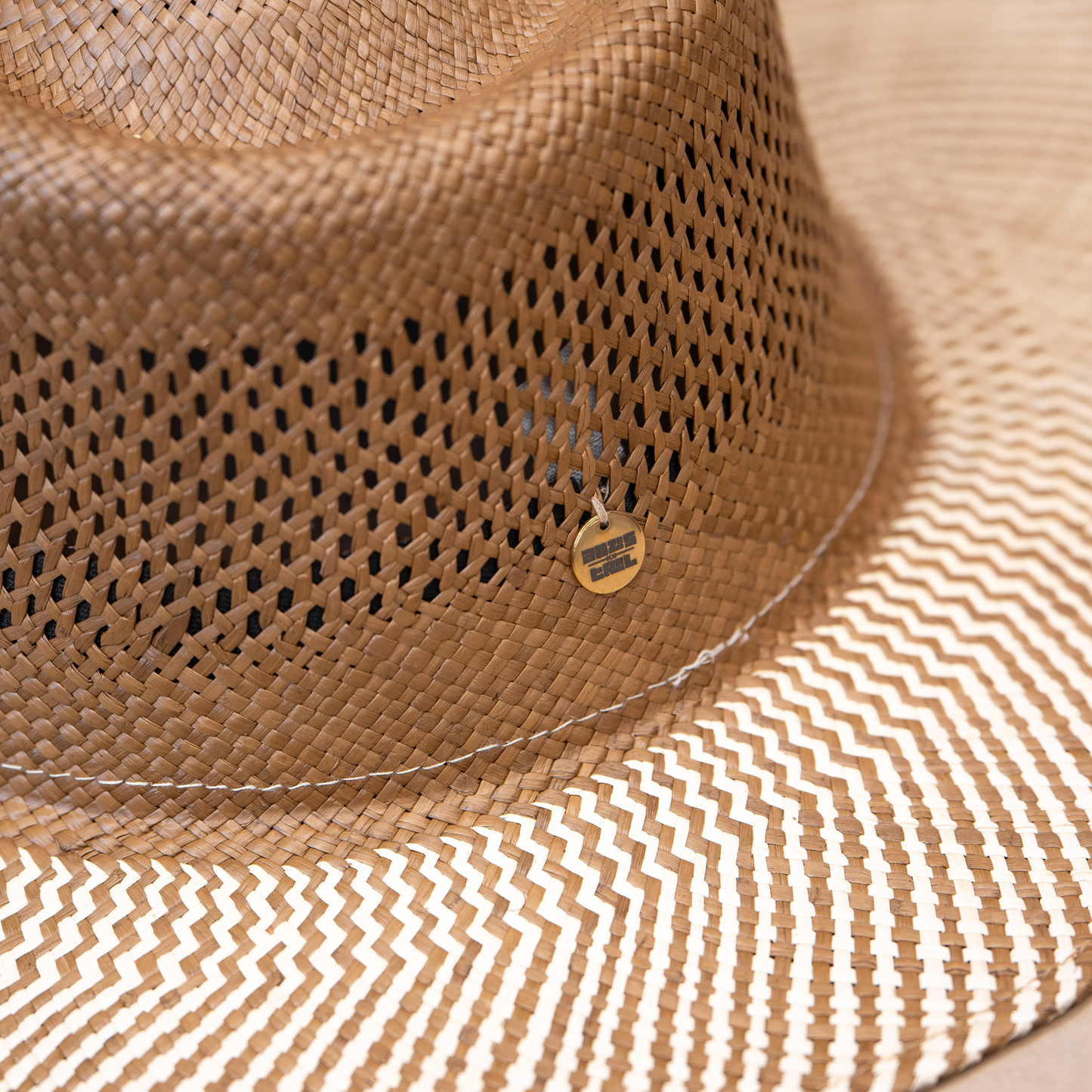 SOMBRERO PAJA TOQUILLA AUSTRALIANO COPA OSCURA