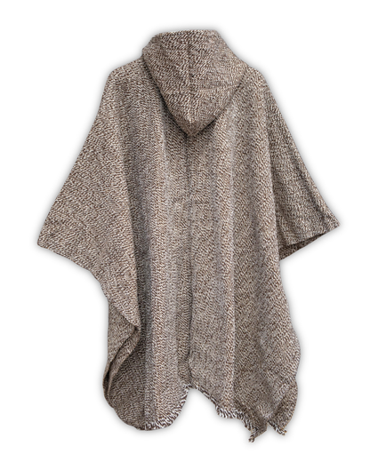 PONCHO PREMIUM CAFE-BEIGE