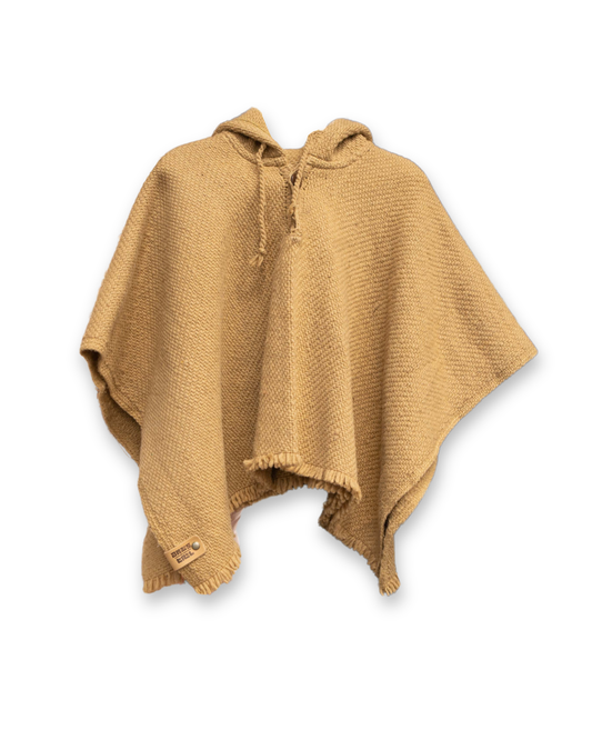 MINI PONCHO NIÑ@ CAMEL