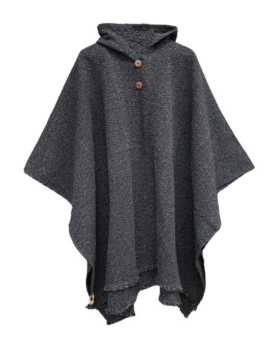 PONCHO PREMIUM MARENGO-BLANCO