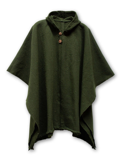 PONCHO PREMIUM VERDE OSCURO