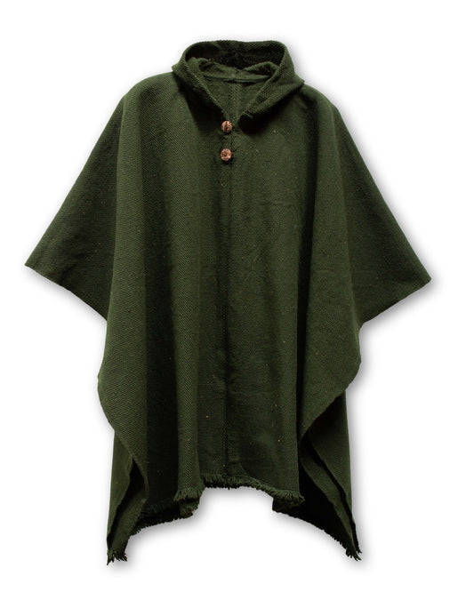 PONCHO PREMIUM VERDE OSCURO