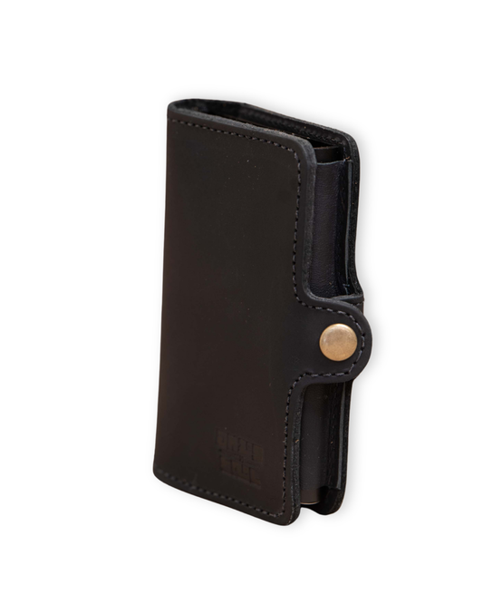 BILLETERA DE CUERO NEGRO ANTICLONACIÓN