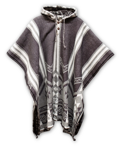 PONCHO PREMIUM HUARA CON CAPUCHA