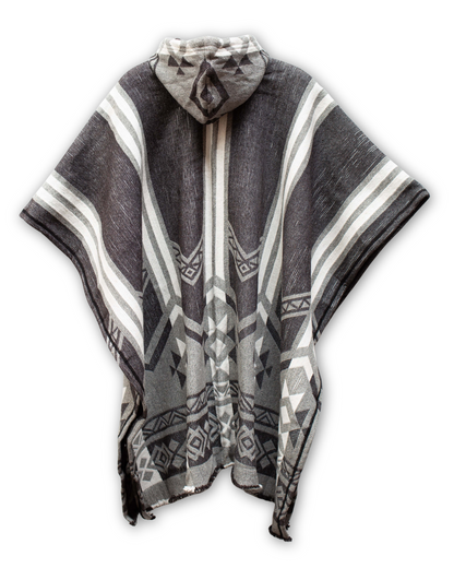 PONCHO PREMIUM HUARA CON CAPUCHA