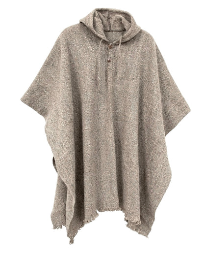 PONCHO CLÁSICO TAUPE CÁLIDO