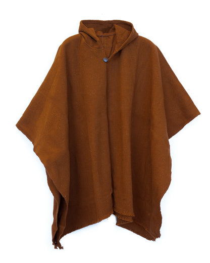 PONCHO PREMIUM CAFÉ TERRACOTA