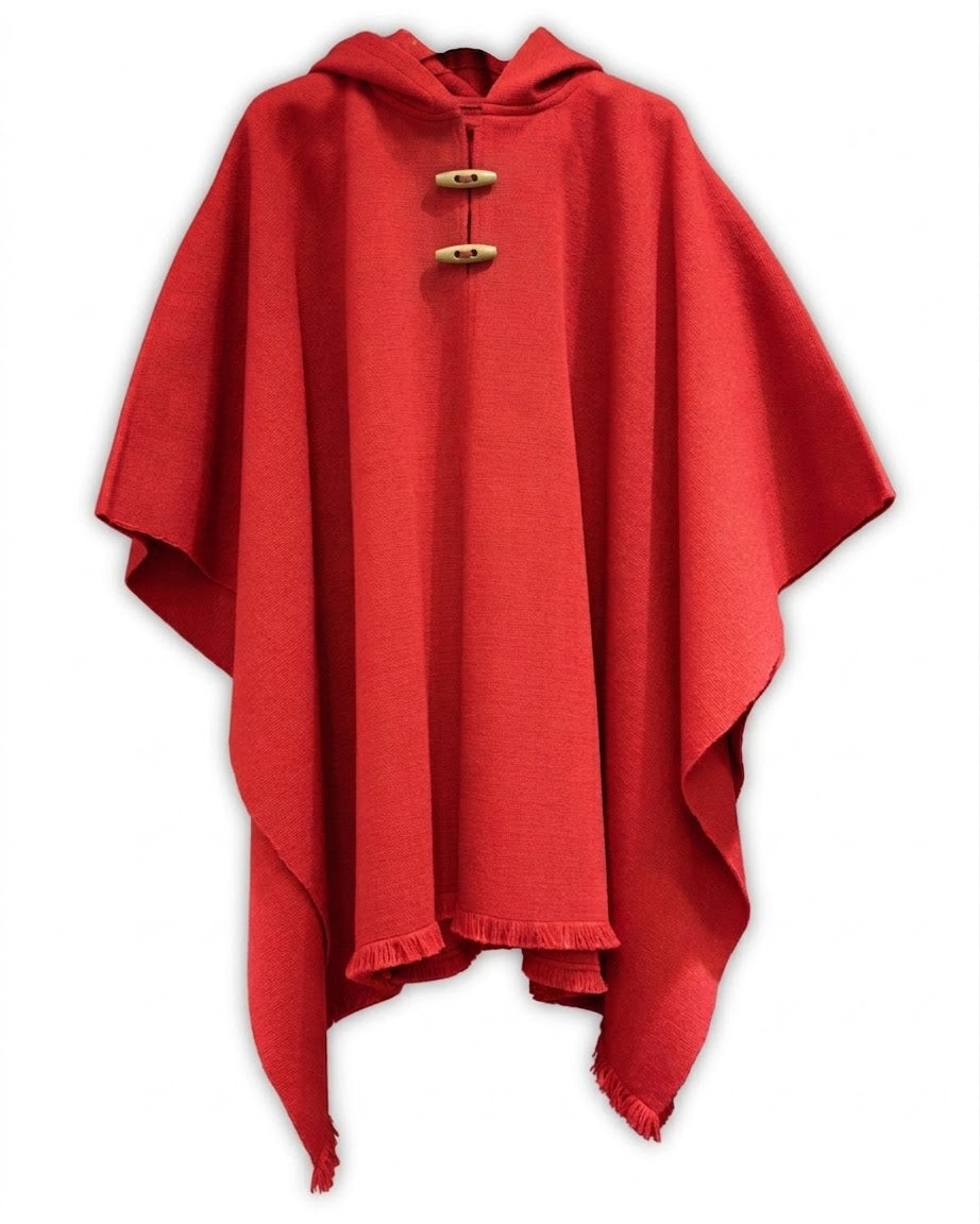 PONCHO ROJO - ALPACA