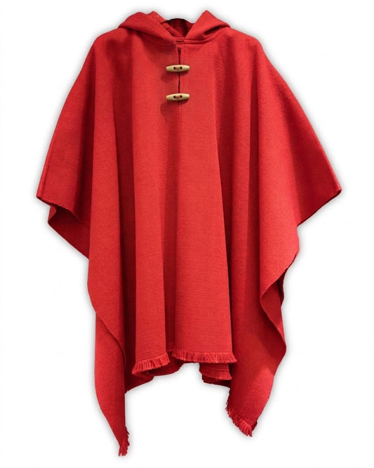 PONCHO ROJO - ALPACA