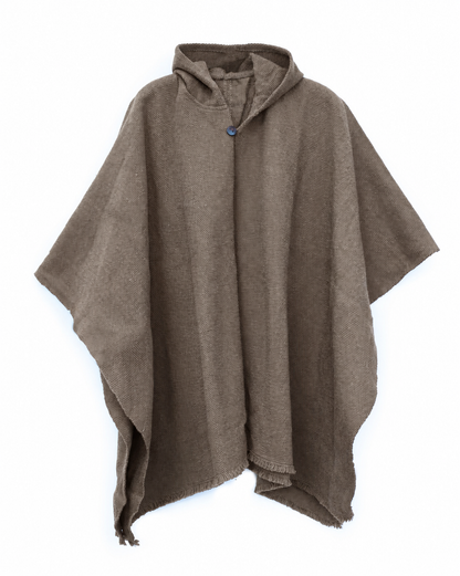 PONCHO PREMIUM TAUPE OSCURO