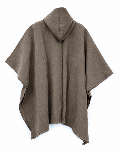 PONCHO PREMIUM TAUPE OSCURO