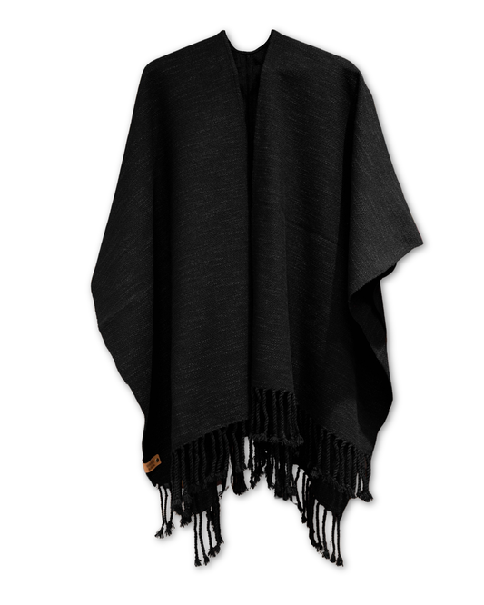 RUANA NEGRA - ALGODÓN