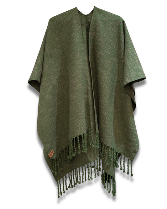 RUANA VERDE - ALGODÓN