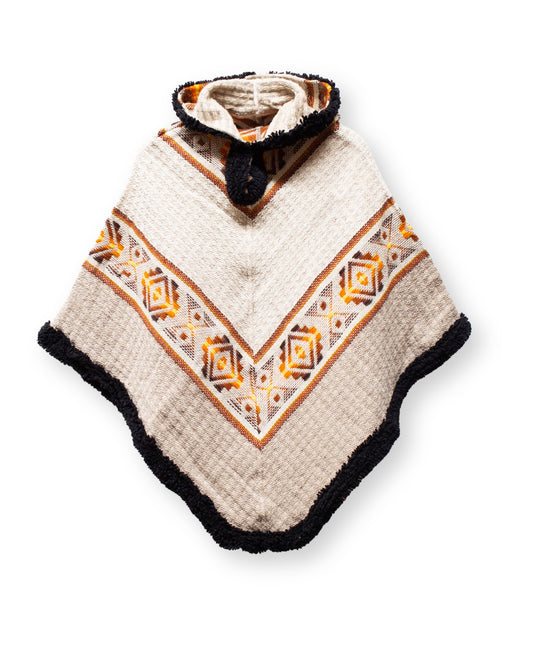 PONCHO CARACARANI CON CAPUCHA
