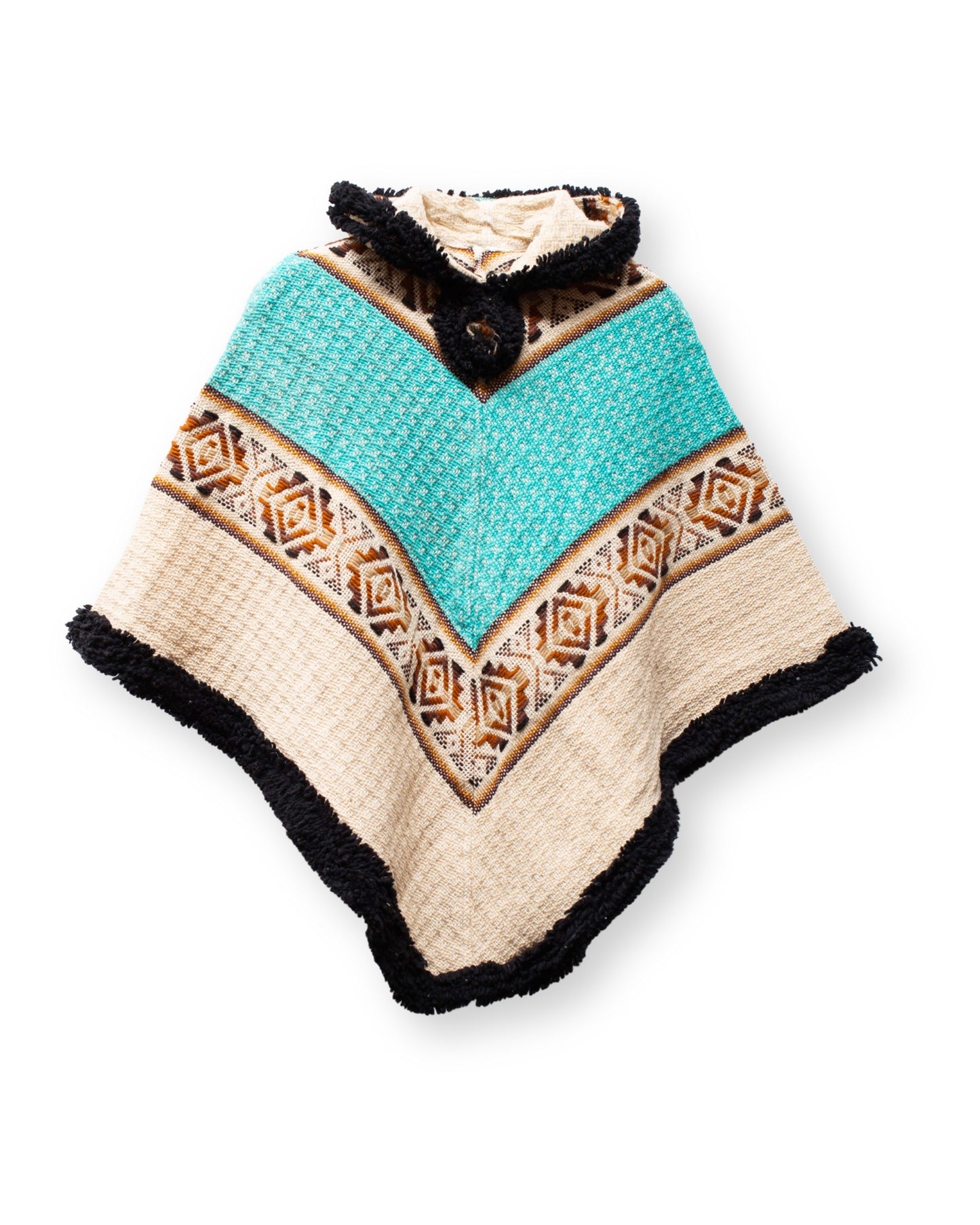 PONCHO MELADO CON CAPUCHA