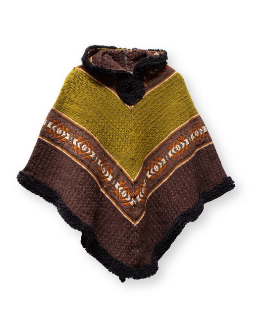 PONCHO PASCUA CON CAPUCHA