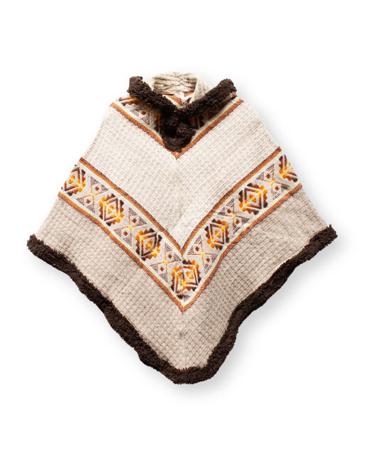 PONCHO CHOLGUÁN CON CAPUCHA