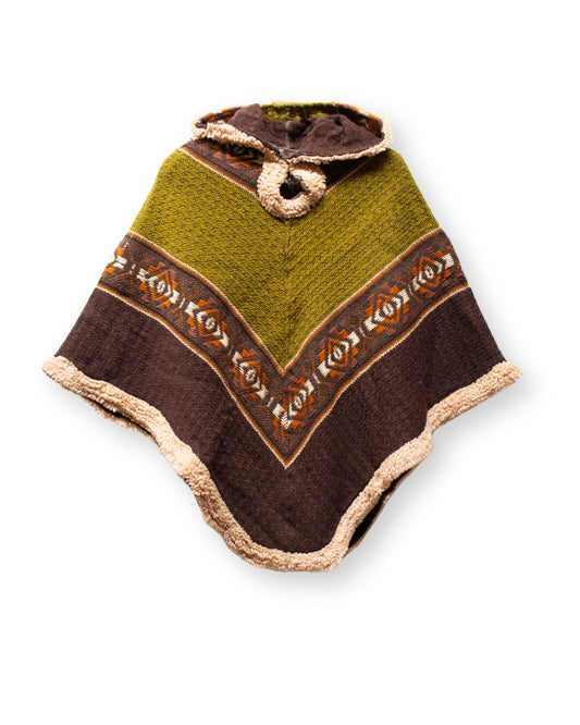 PONCHO GRANIZO CON CAPUCHA