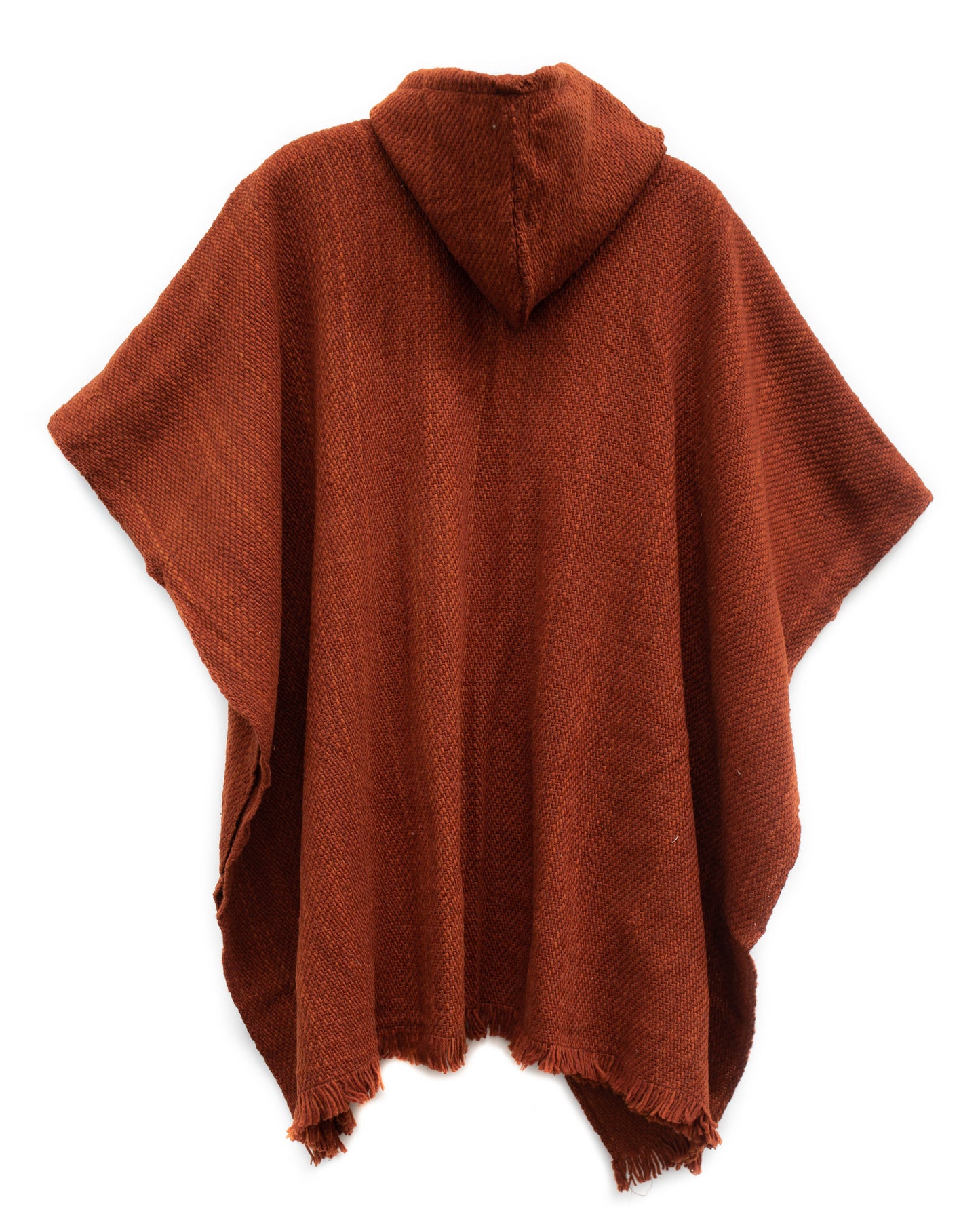 PONCHO CLÁSICO TERRACOTA