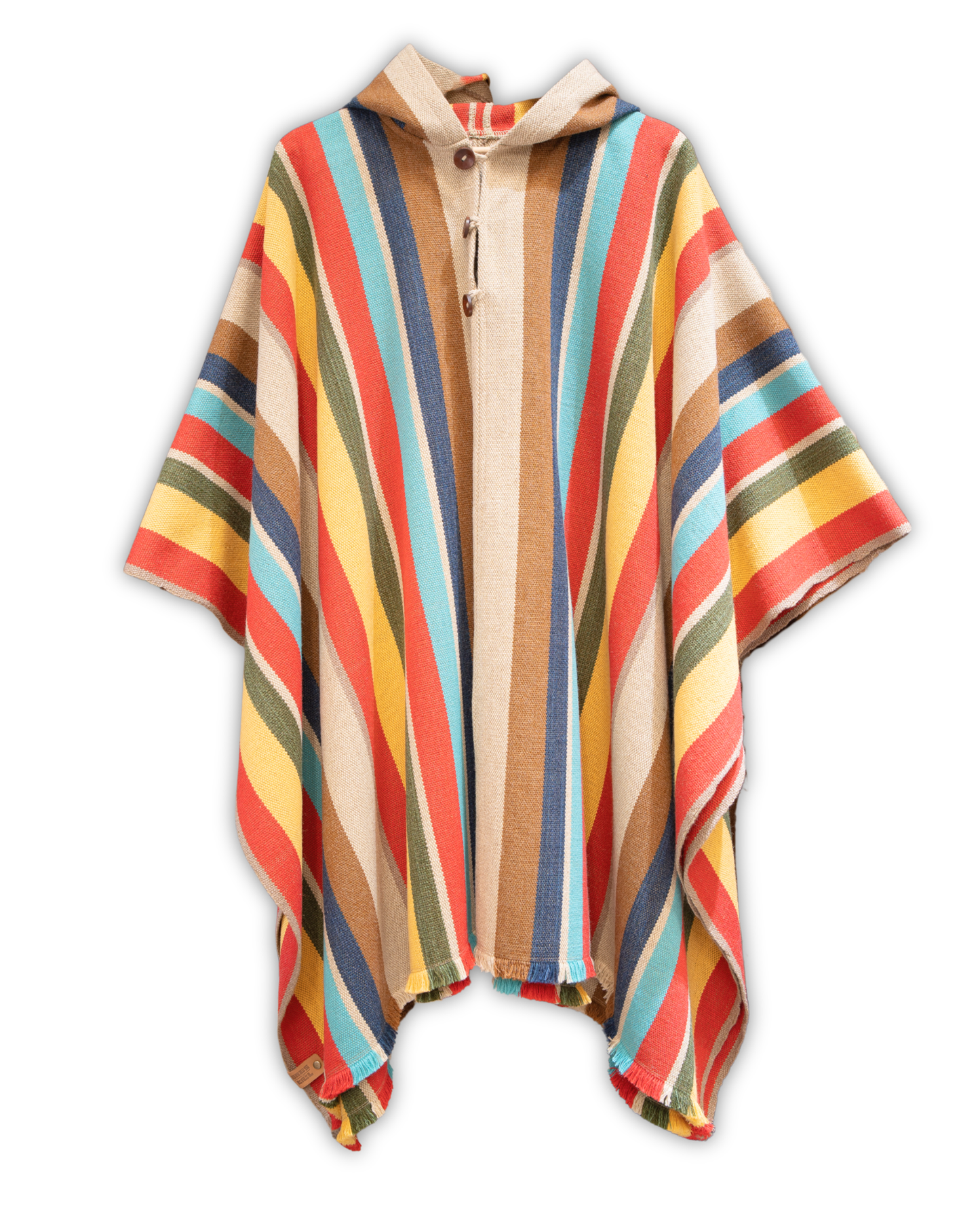 PONCHO MULTICOLOR - ALPACA