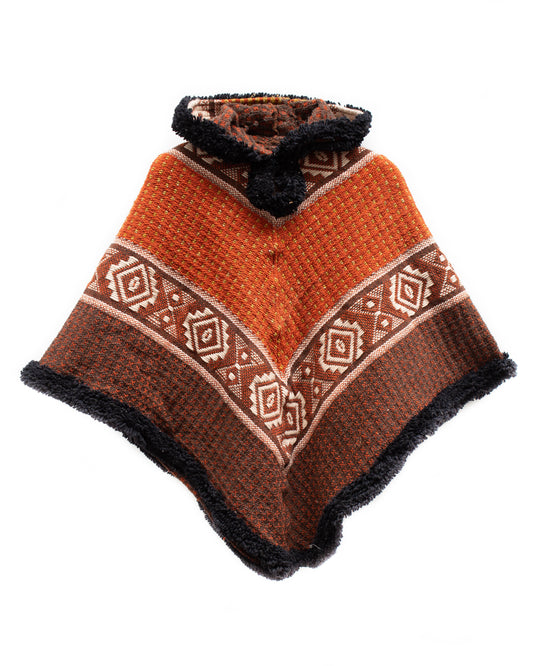 PONCHO CATO CON CAPUCHA