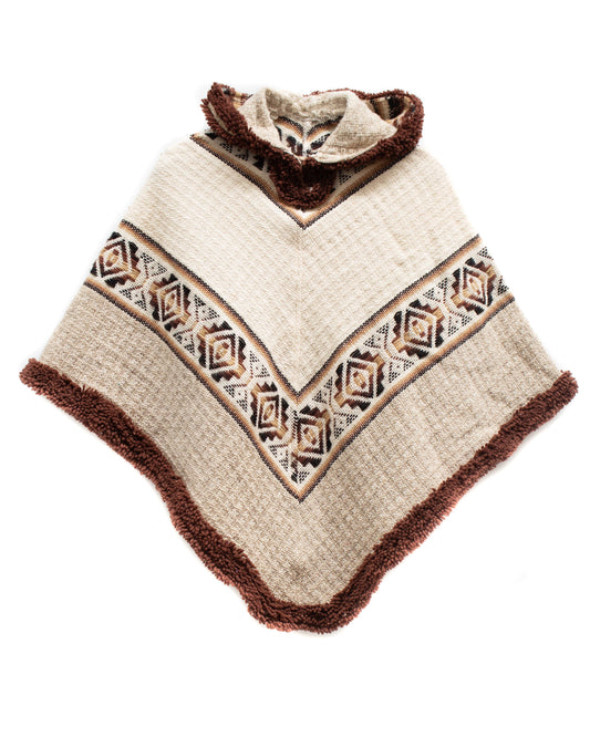 PONCHO CUNCUMÉN CON CAPUCHA