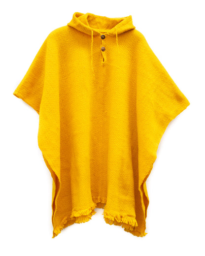 PONCHO CLÁSICO AMARILLO