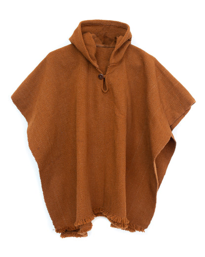 MINI PONCHO PREMIUM NIÑ@ CAFÉ