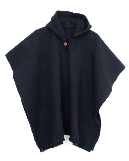 MINI PONCHO NIÑ@ PREMIUM NEGRO