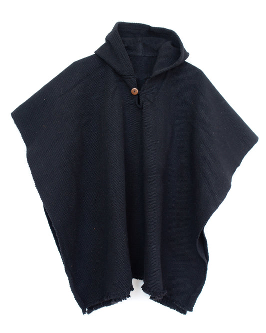 MINI PONCHO NIÑ@ PREMIUM NEGRO