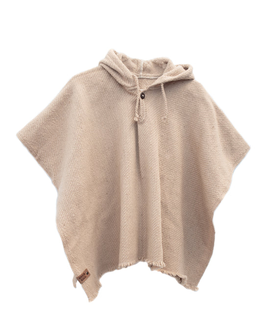 MINI PONCHO NIÑ@ BEIGE