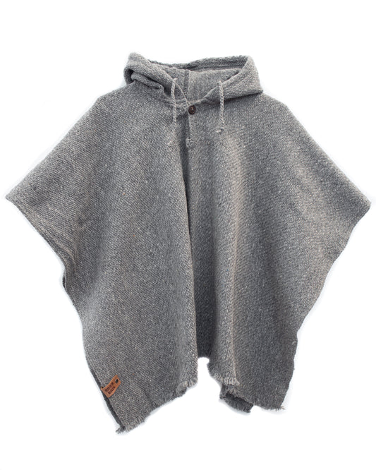 MINI PONCHO NIÑ@ GRIS