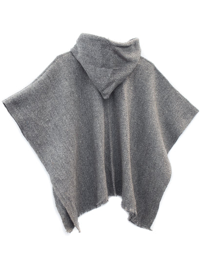 MINI PONCHO NIÑ@ GRIS