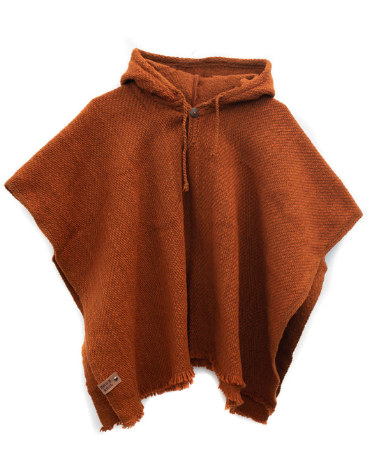 MINI PONCHO NIÑ@ TERRACOTA