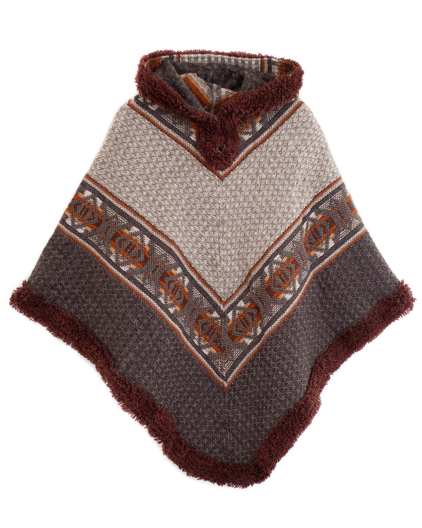 PONCHO VENADO CON CAPUCHA