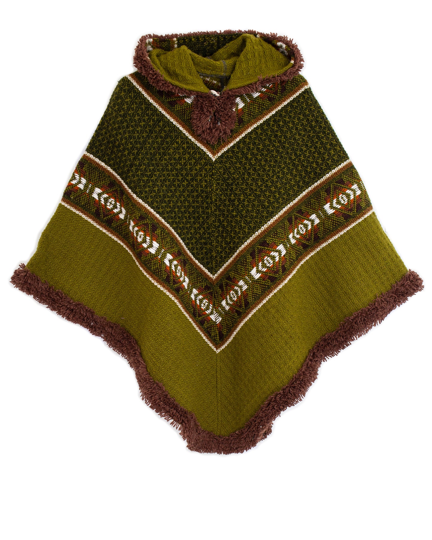 PONCHO YELCHO CON CAPUCHA