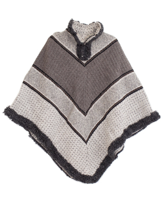 PONCHO PIGA CON CAPUCHA