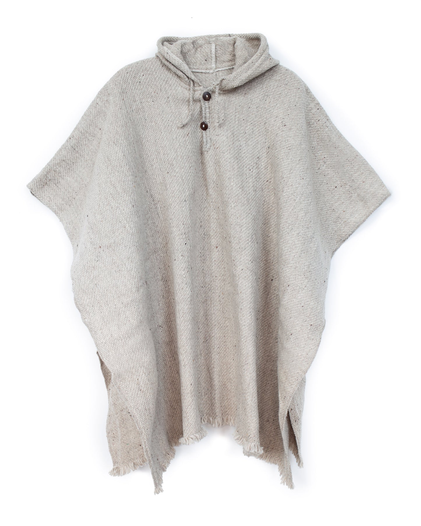 PONCHO CLÁSICO NATURAL CRUDO